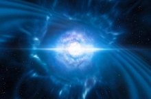 Artist's impression of merging neutron stars by ESO/L. Calçada/M. Kornmesser (CC BY 4.0)
